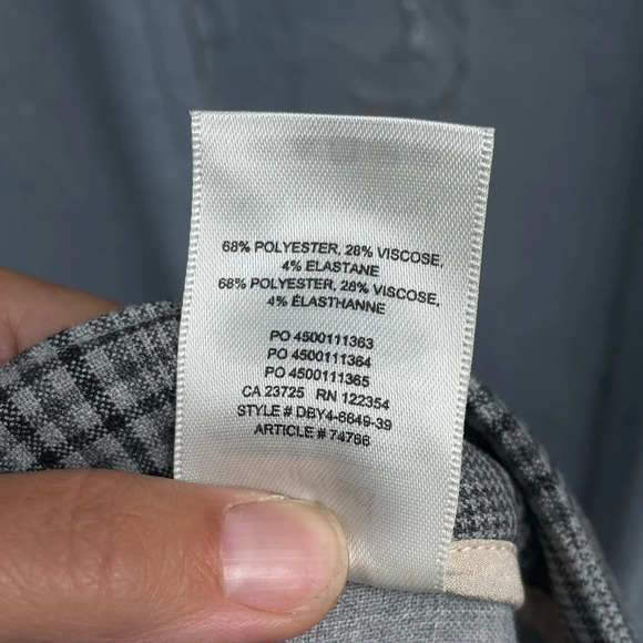 Wilfred  Kick Flare Grey Houndstooth Pants, BNWT, size 6 (fits like 2/4) - Picture 11 of 12